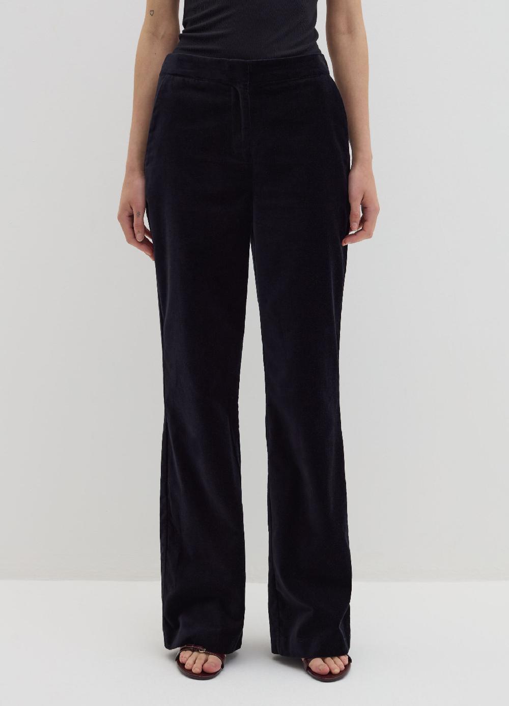 Stefanel Pantalone flare fit in velluto In Saldo