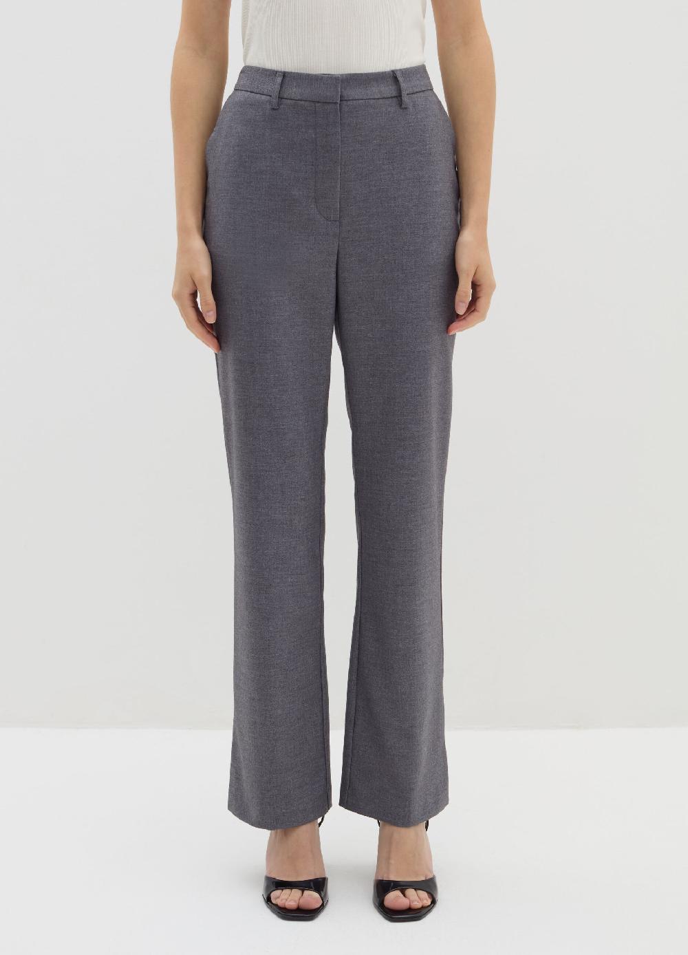 Stefanel Pantalone flare fit in flanella Nuova