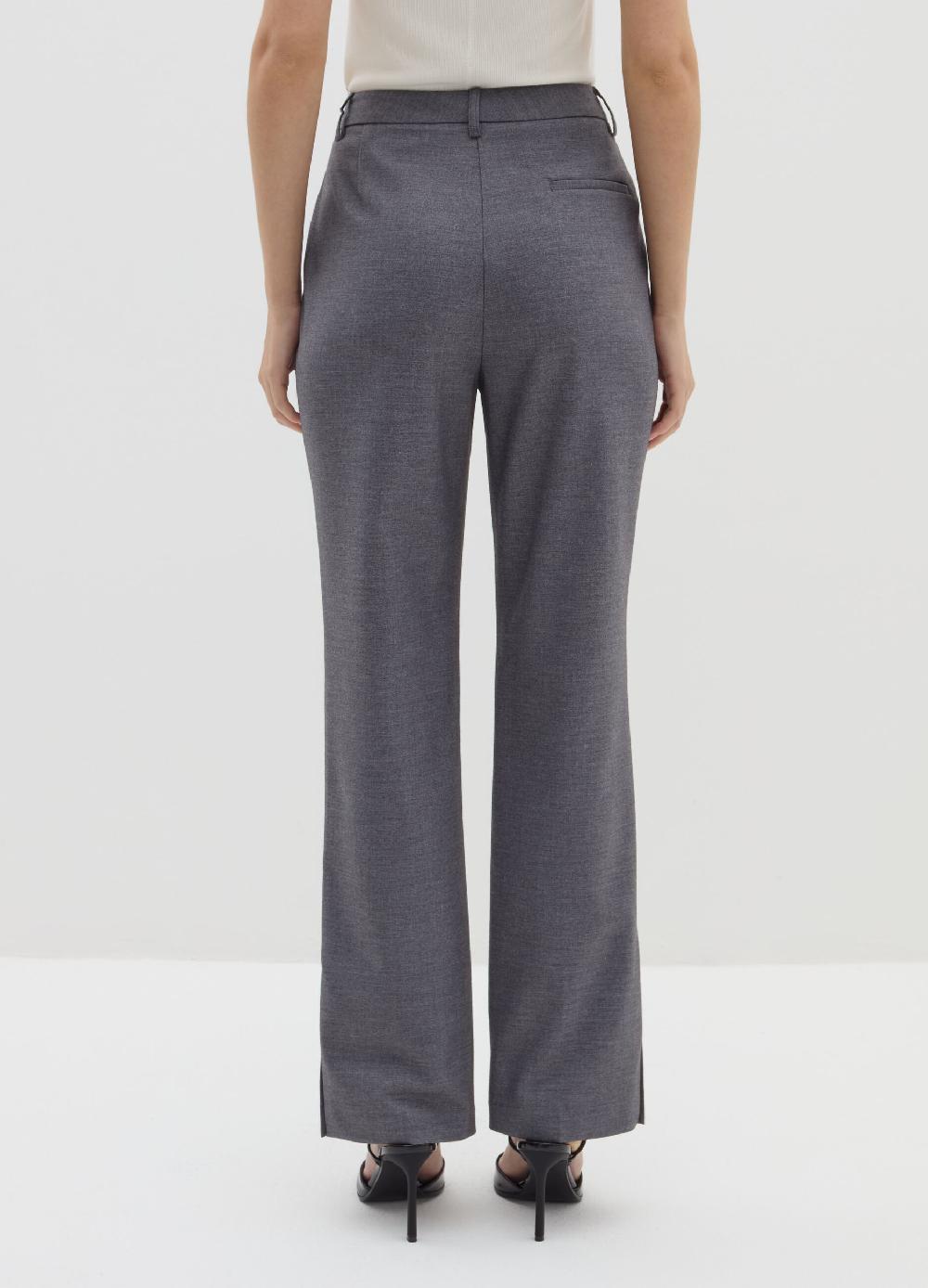 Stefanel Pantalone flare fit in flanella Nuova