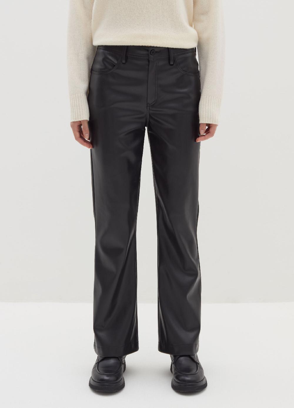 Stefanel Pantalone straight fit effetto lucido Offerta speciale