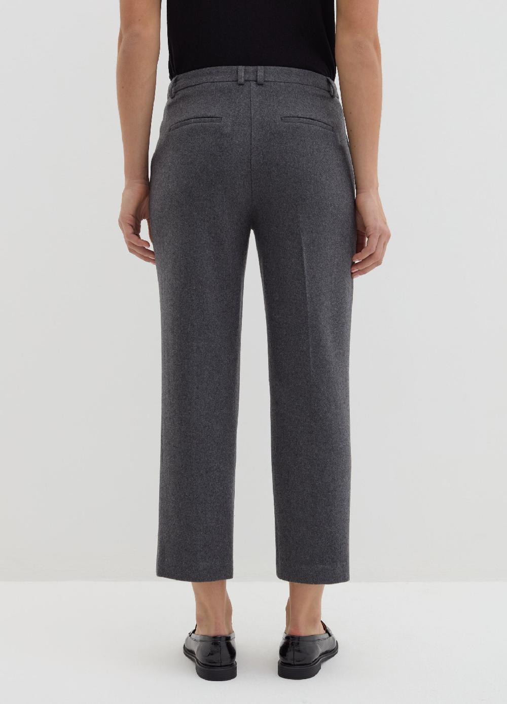 Stefanel Pantalone crop straight fit in pannetto Flash Sale