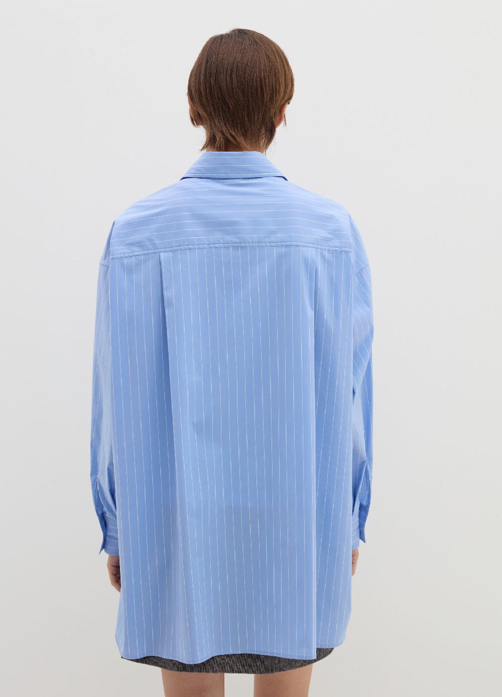 Stefanel Camicia gessata oversize in popeline Cyber Monday