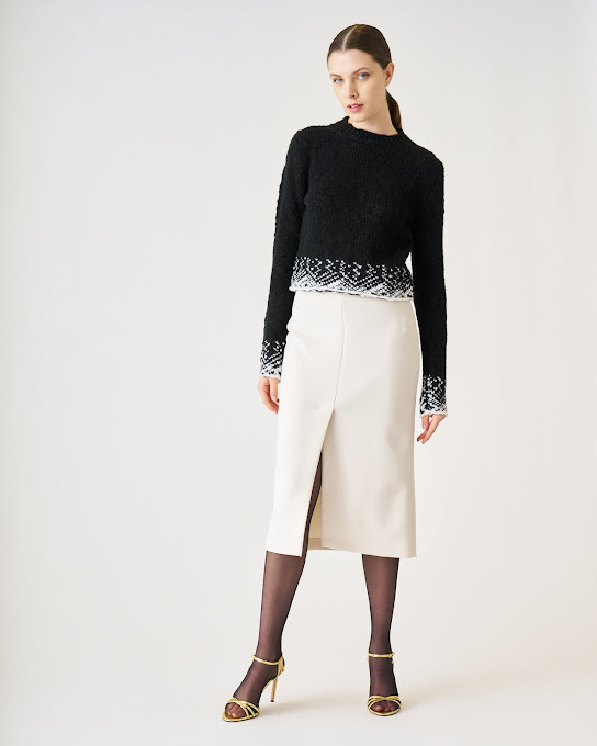 Suoli Maglia Girocollo Jacquard Vendita
