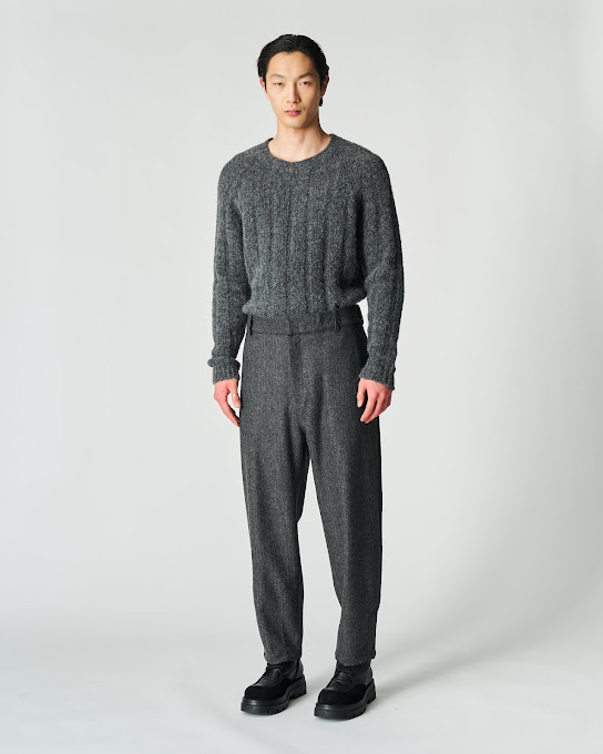 Suoli Pantalone Spinato Con Risvolto Saldi