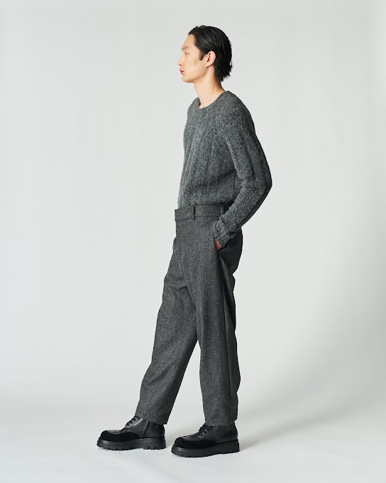 Suoli Pantalone Spinato Con Risvolto Saldi