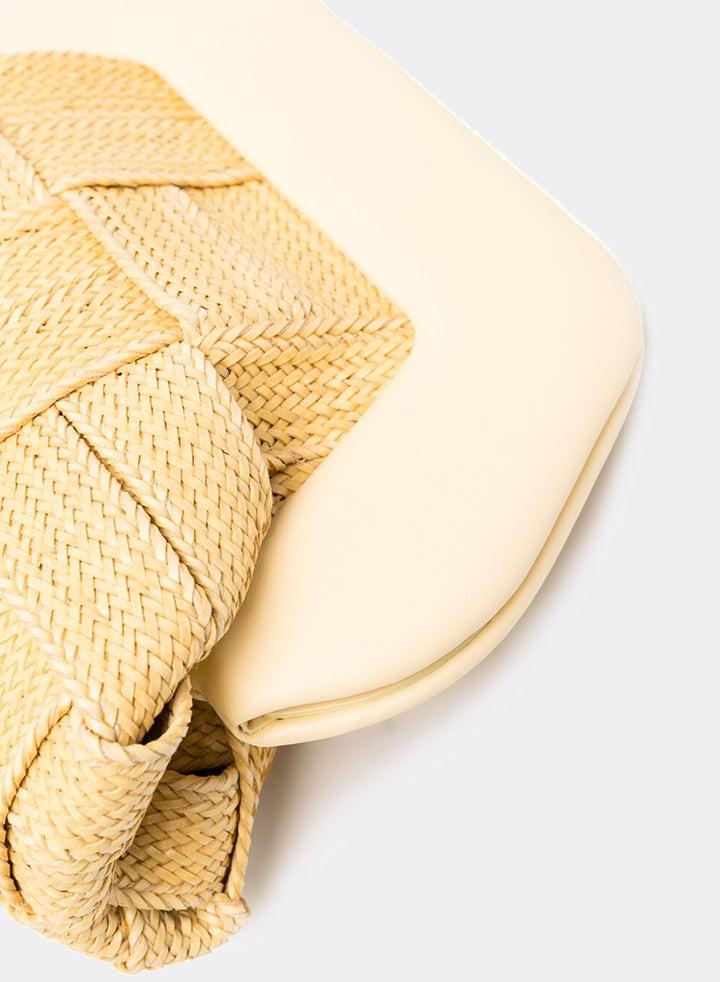 Themoirè TIA WEAVED STRAW CANARY Pezzi Unici