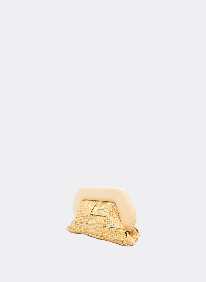 Themoirè TIA WEAVED STRAW CANARY Pezzi Unici