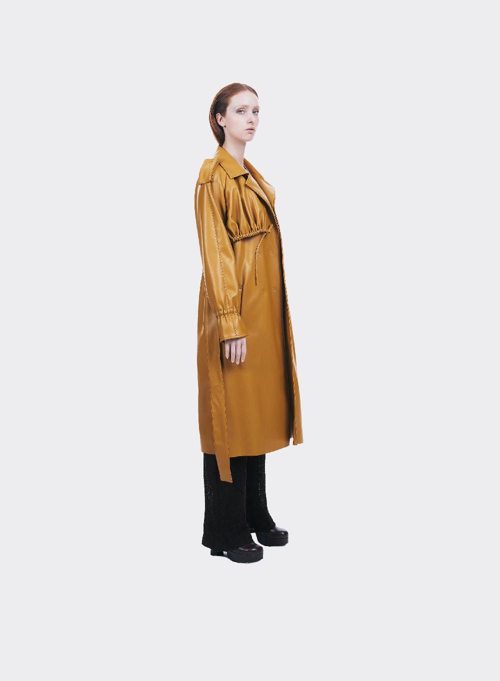 Themoirè TRENCH VEGAN OCHRE Spedizione Gratuita