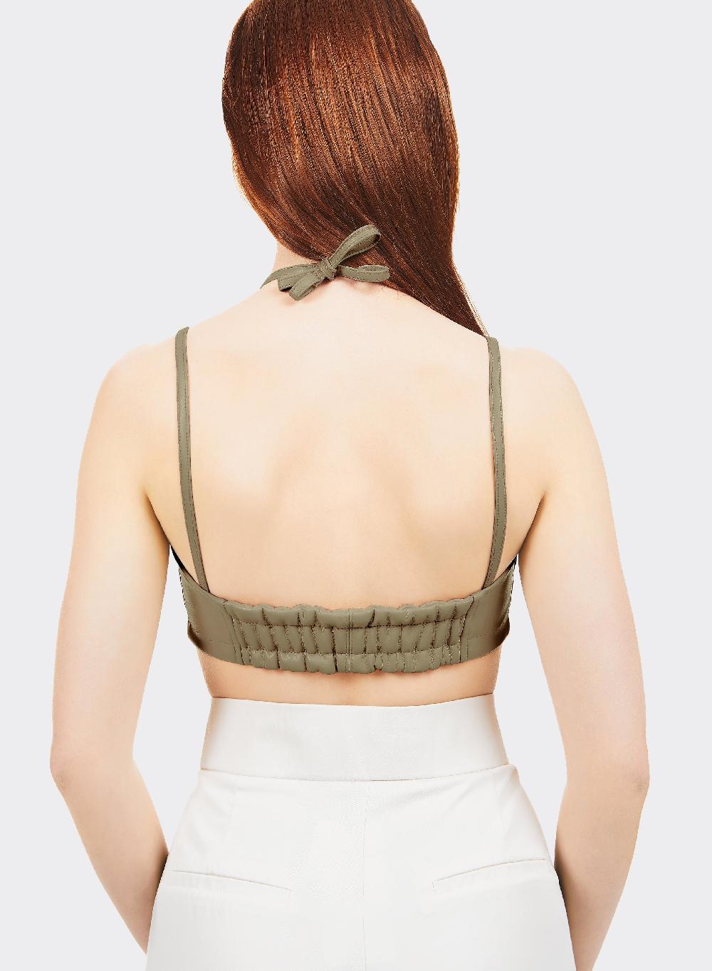 Themoirè BRALETTE VEGAN FABRIC MILITARY Soddisfazione Garantita