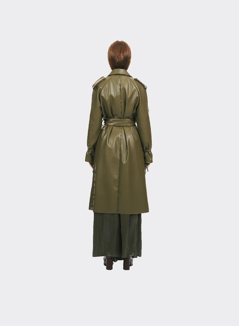 Themoirè TRENCH VEGAN MILITARY Qualità Garantita