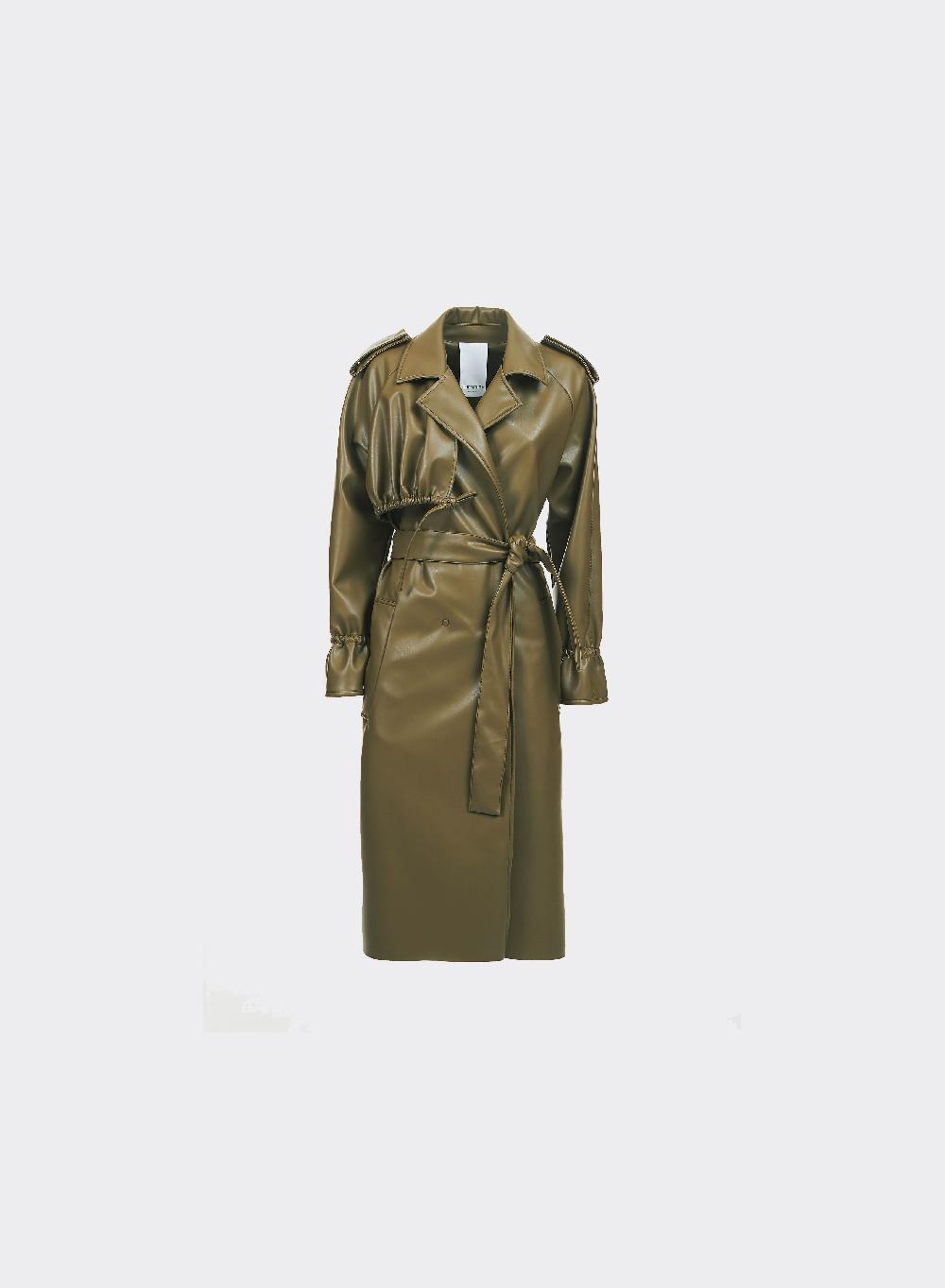 Themoirè TRENCH VEGAN MILITARY Qualità Garantita