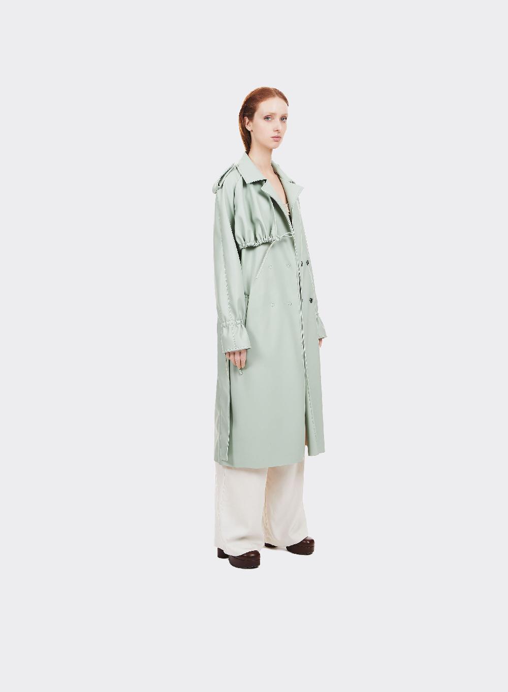 Themoirè TRENCH VEGAN MINT Consegna Veloce