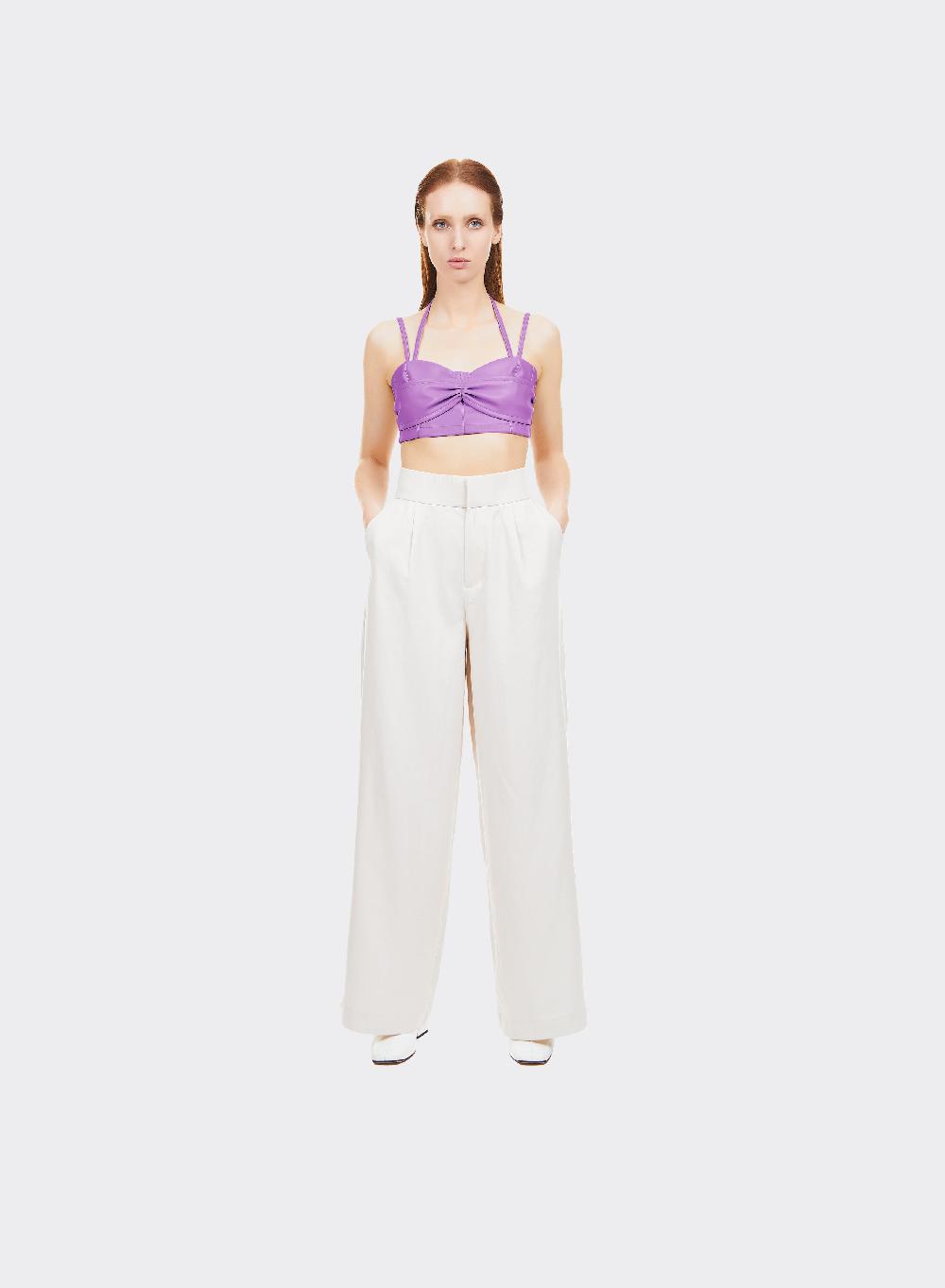 Themoirè BRALETTE VEGAN FABRIC VIOLET Shopping Online