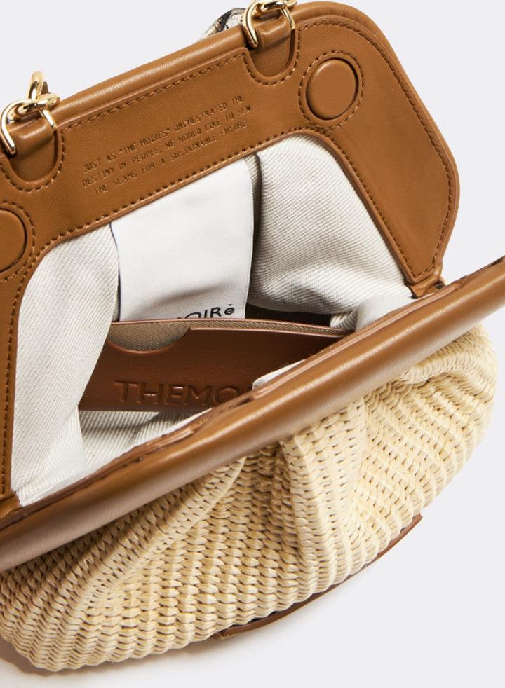 Themoirè GEA STRAW SHELL / CARAMEL Italy
