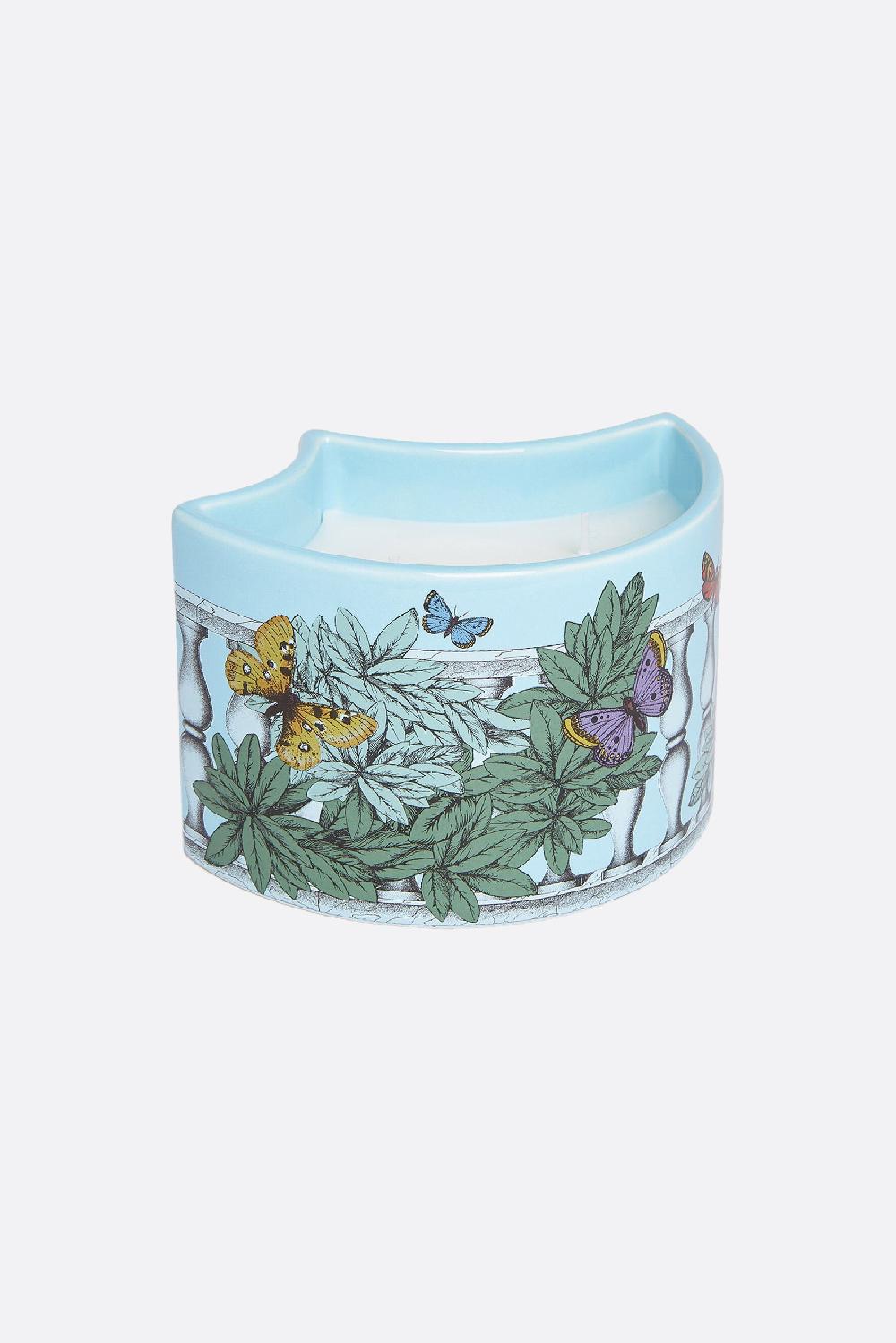 FORNASETTI set tre candele profumate Nel Mentre con Decoro Farfalle e Balaustra Presa