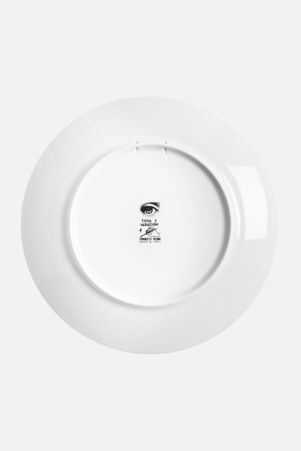 FORNASETTI piatto Tema e Variazioni N° 1 in porcellana Economico