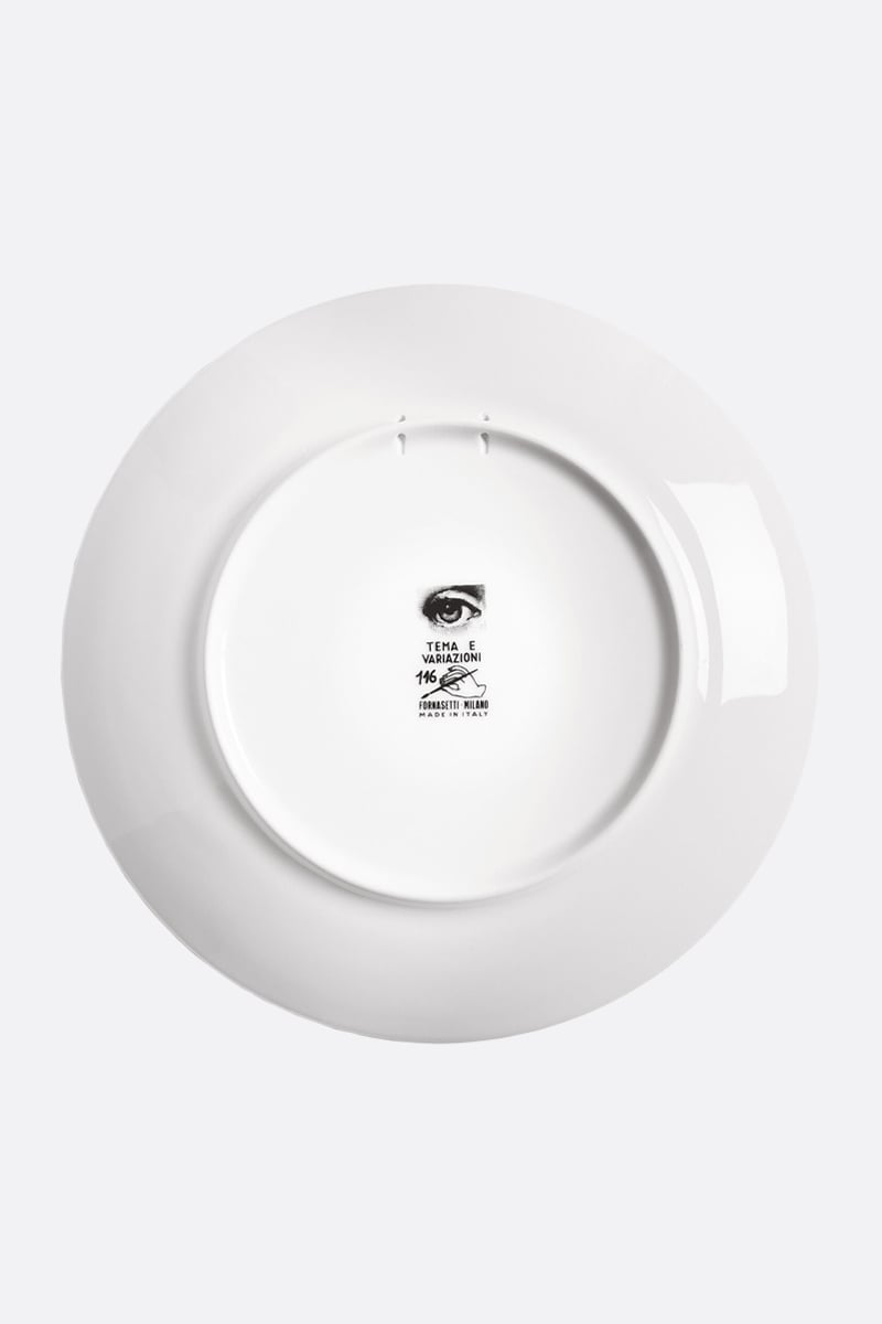 FORNASETTI piatto Tema e Variazioni N° 116 in porcellana Nuova