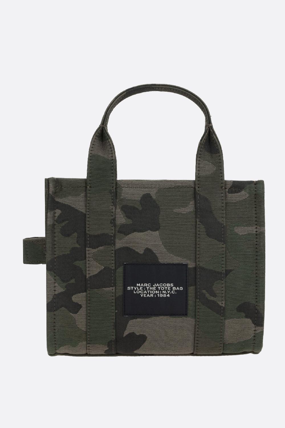 MARC JACOBS borsa tote The Camo Jacquard Small in canvas Convenienza