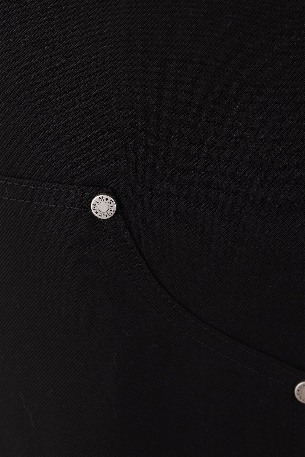 PALM ANGELS pantalone workwear in twill tecnico Monogram Negozio