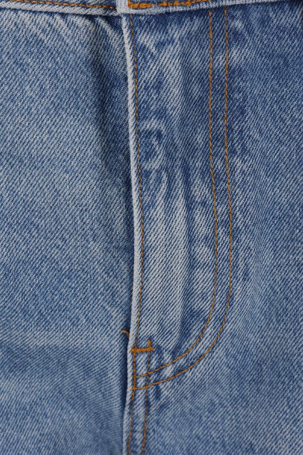 ALEXANDER WANG jeans in denim con fascia pointelle In Linea