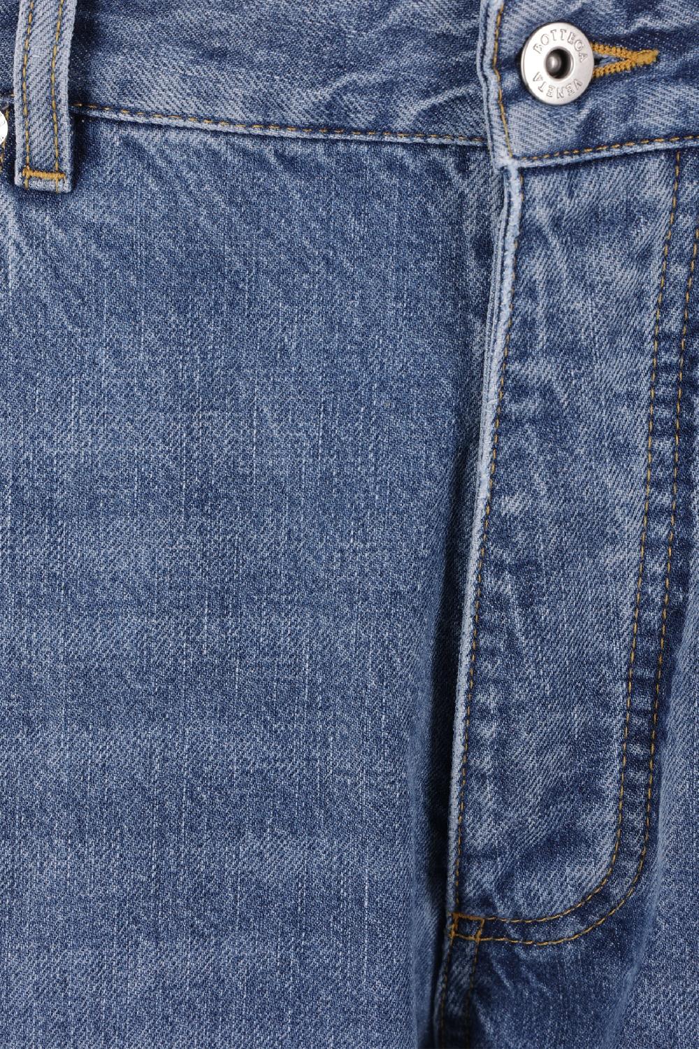 BOTTEGA VENETA jeans in denim con risvolto Vendita