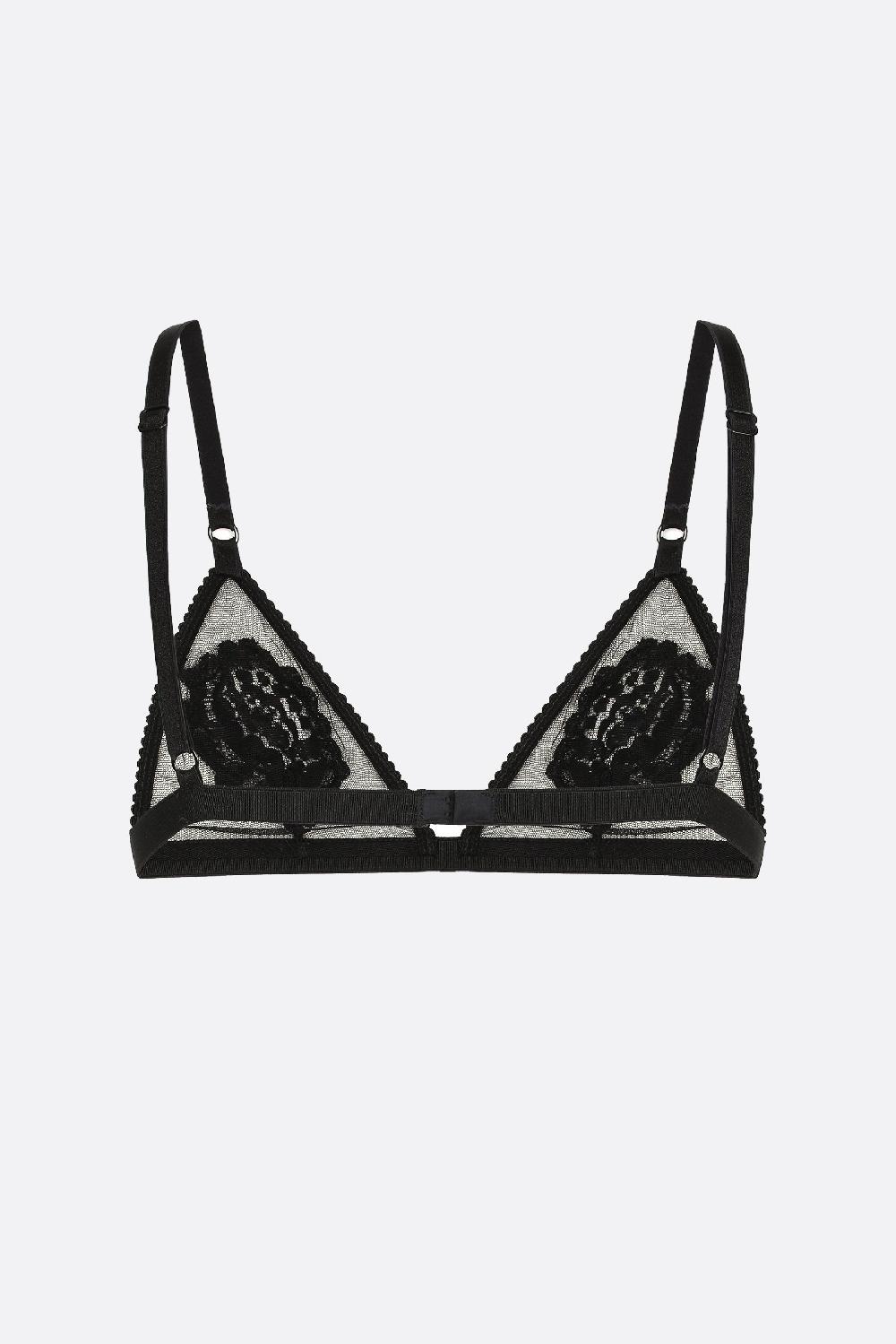 DOLCE & GABBANA reggiseno in rete con ricami Promozione