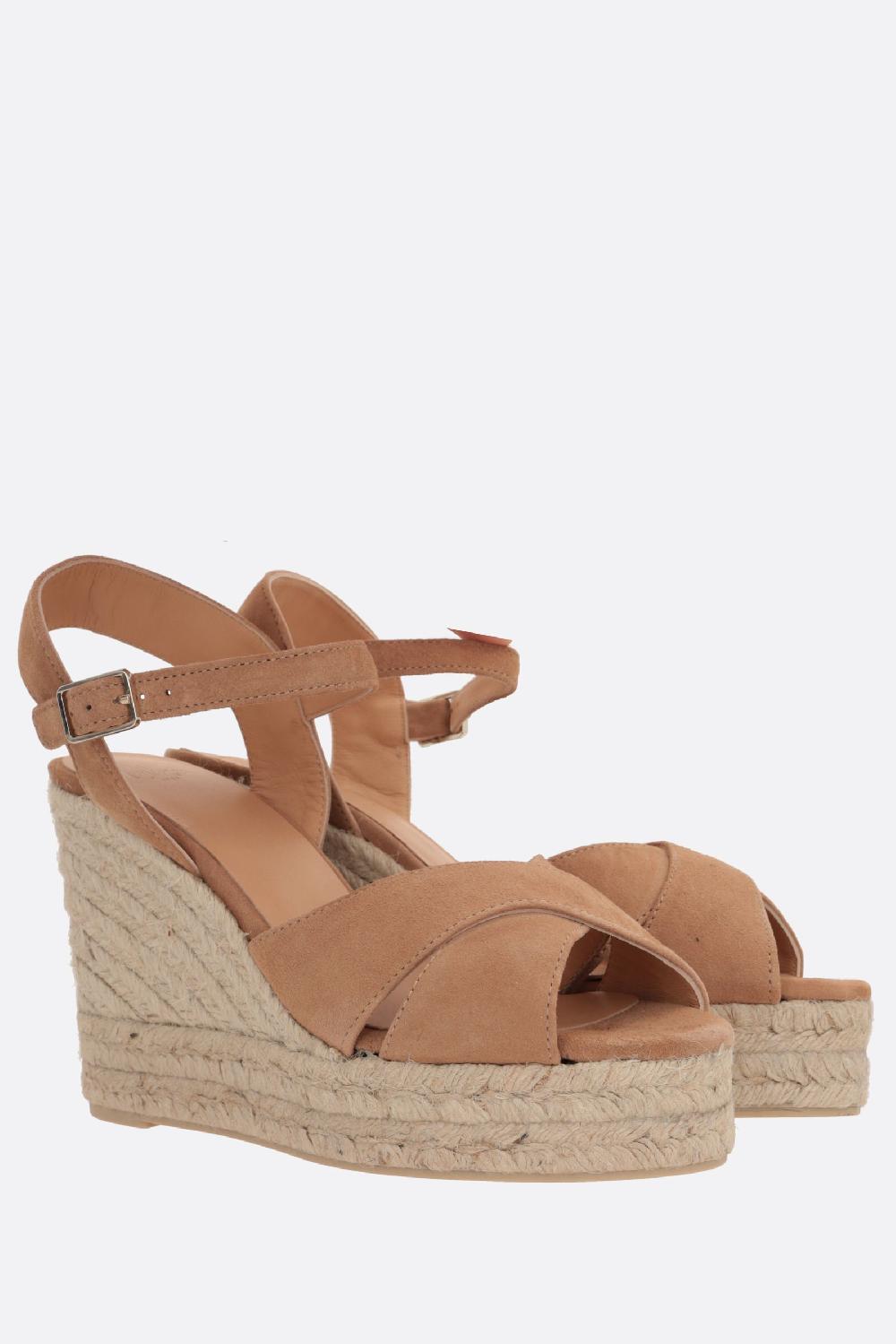 CASTANER sandalo con zeppa Blaudell in suede Shopping Online