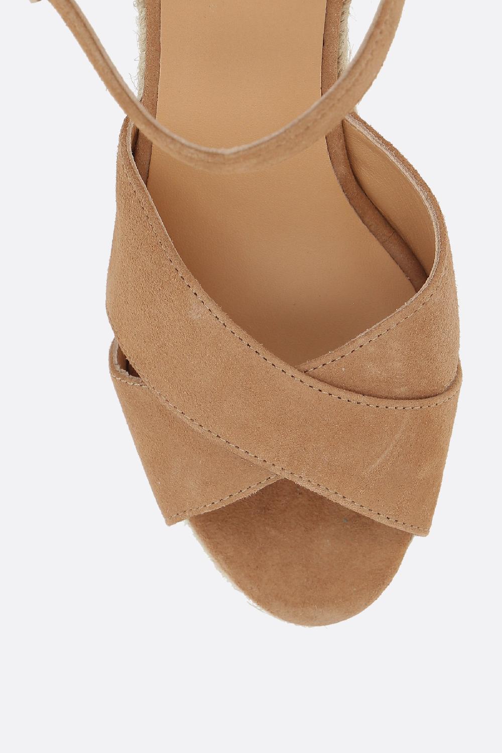 CASTANER sandalo con zeppa Blaudell in suede Shopping Online