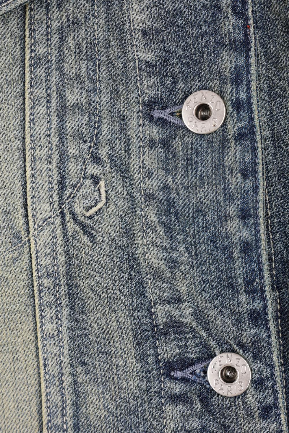 KENZO giubbotto trucker in denim giapponese KENZO Archive Sottocosto