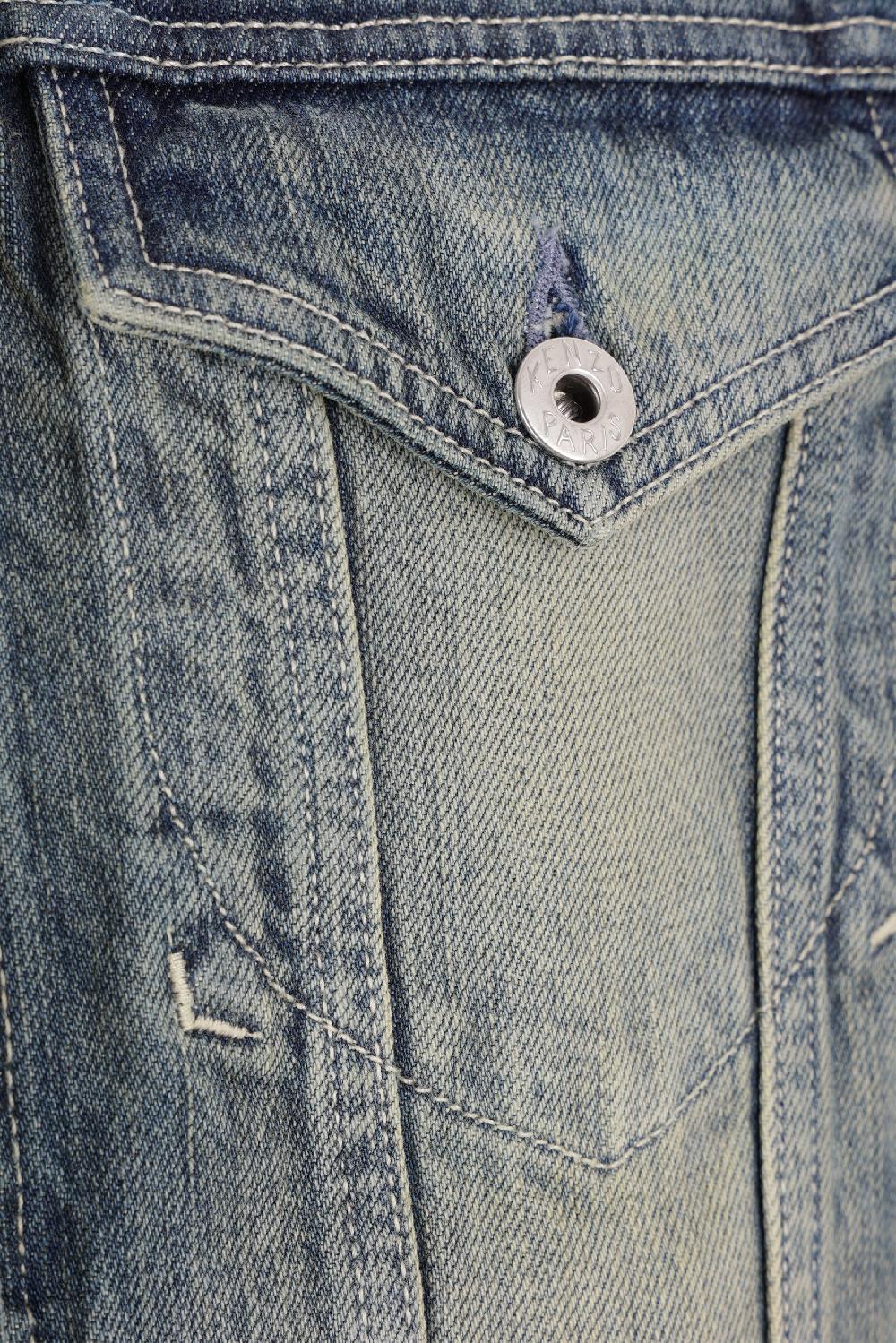 KENZO giubbotto trucker in denim giapponese KENZO Archive Sottocosto