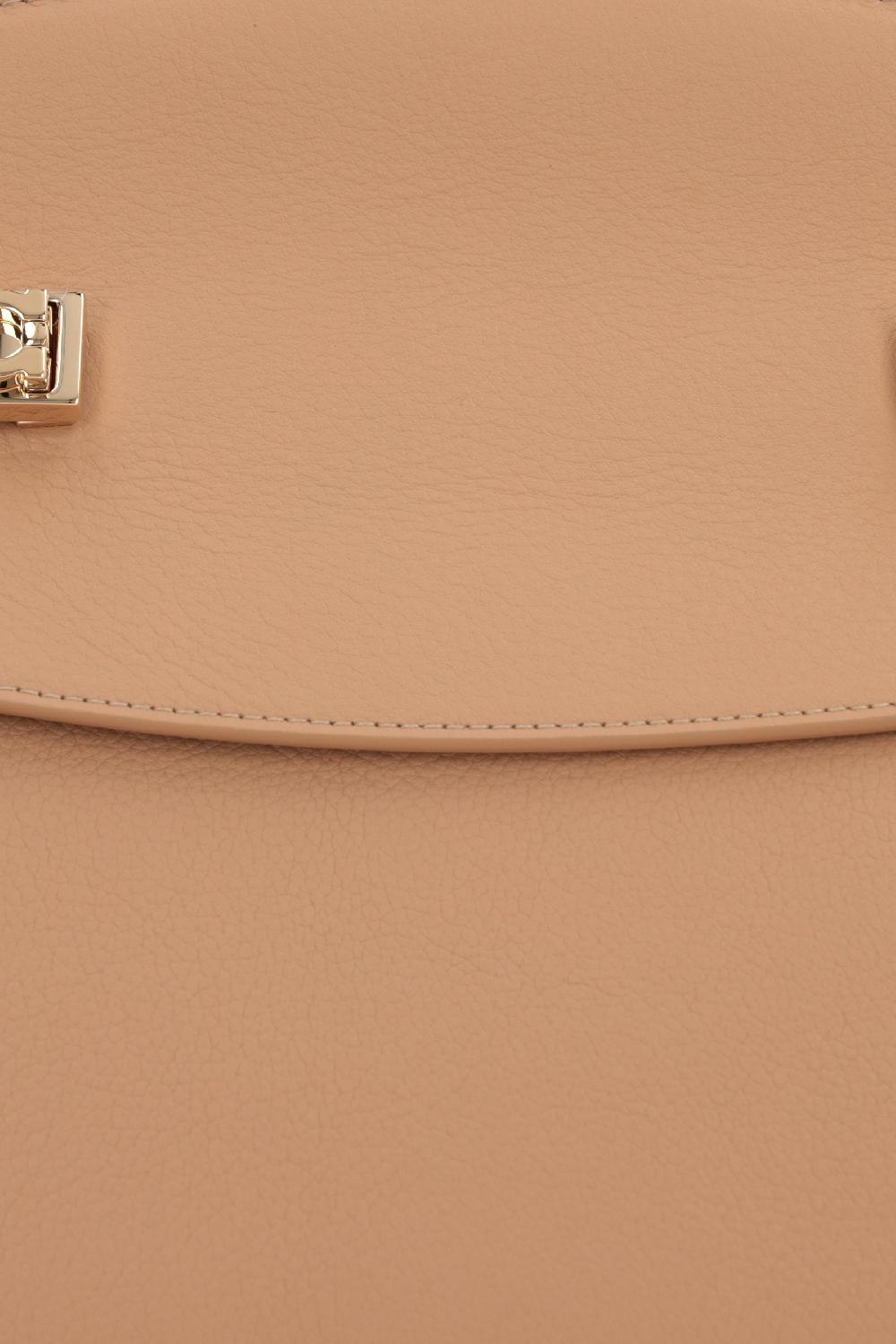 FERRAGAMO borsa a spalla Hug in pelle martellata Economico