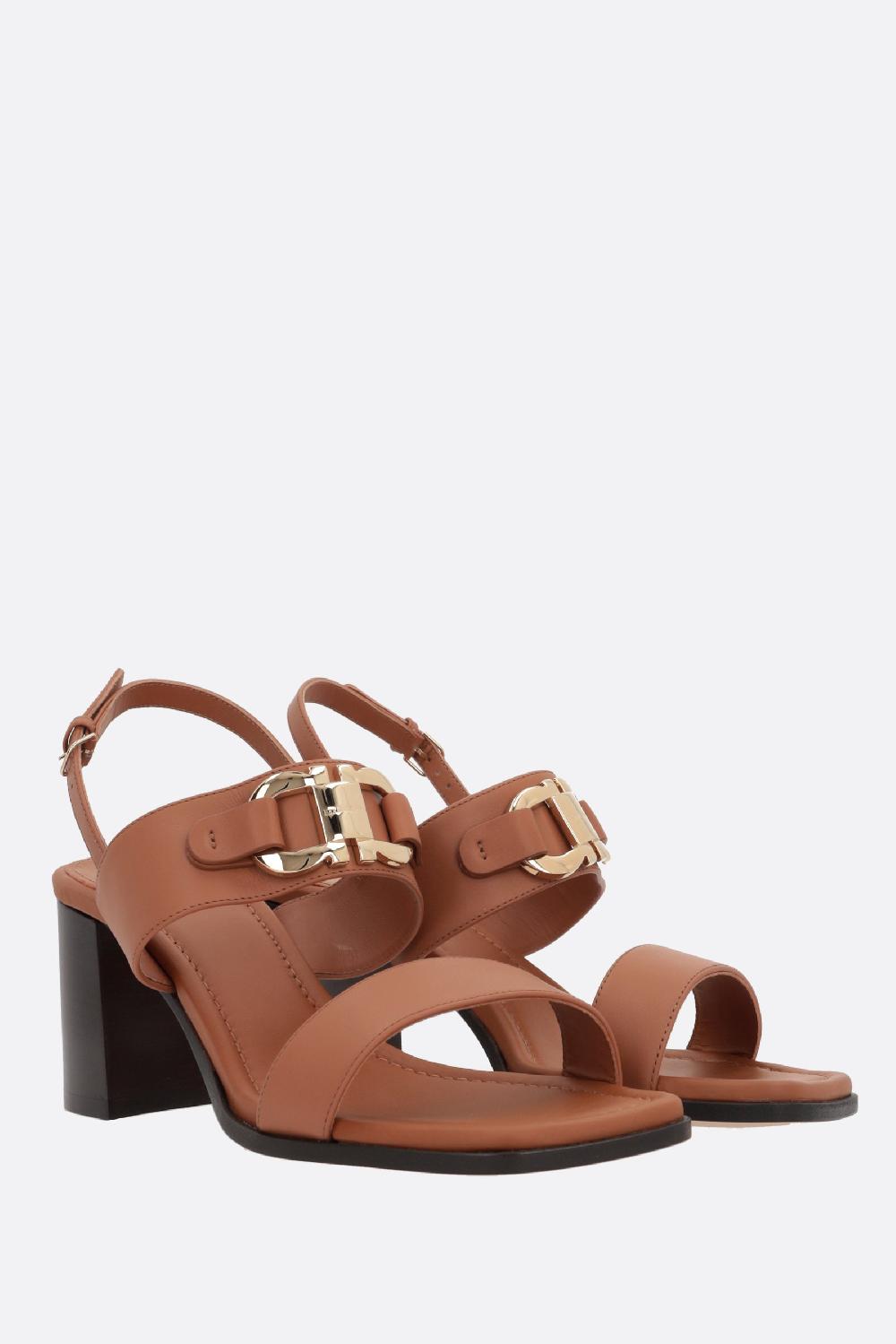 FERRAGAMO sandalo Lou in pelle liscia Offerte