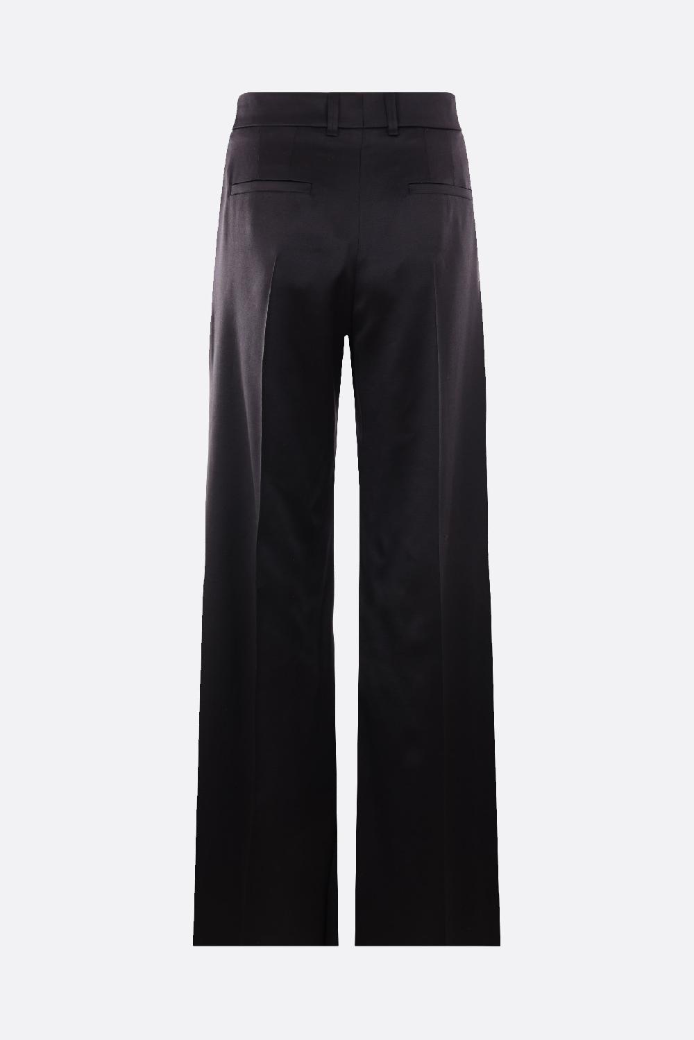 CHLOÉ pantalone flare in raso Saldi Di Fabbrica