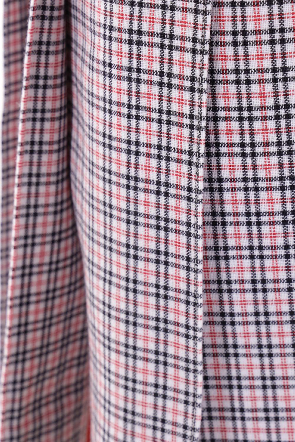 THOM BROWNE minigonna in misto cotone tartan small I Più Venduti