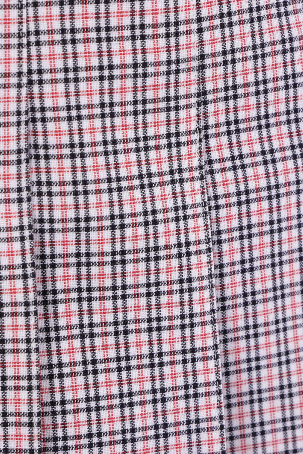 THOM BROWNE minigonna in misto cotone tartan small I Più Venduti