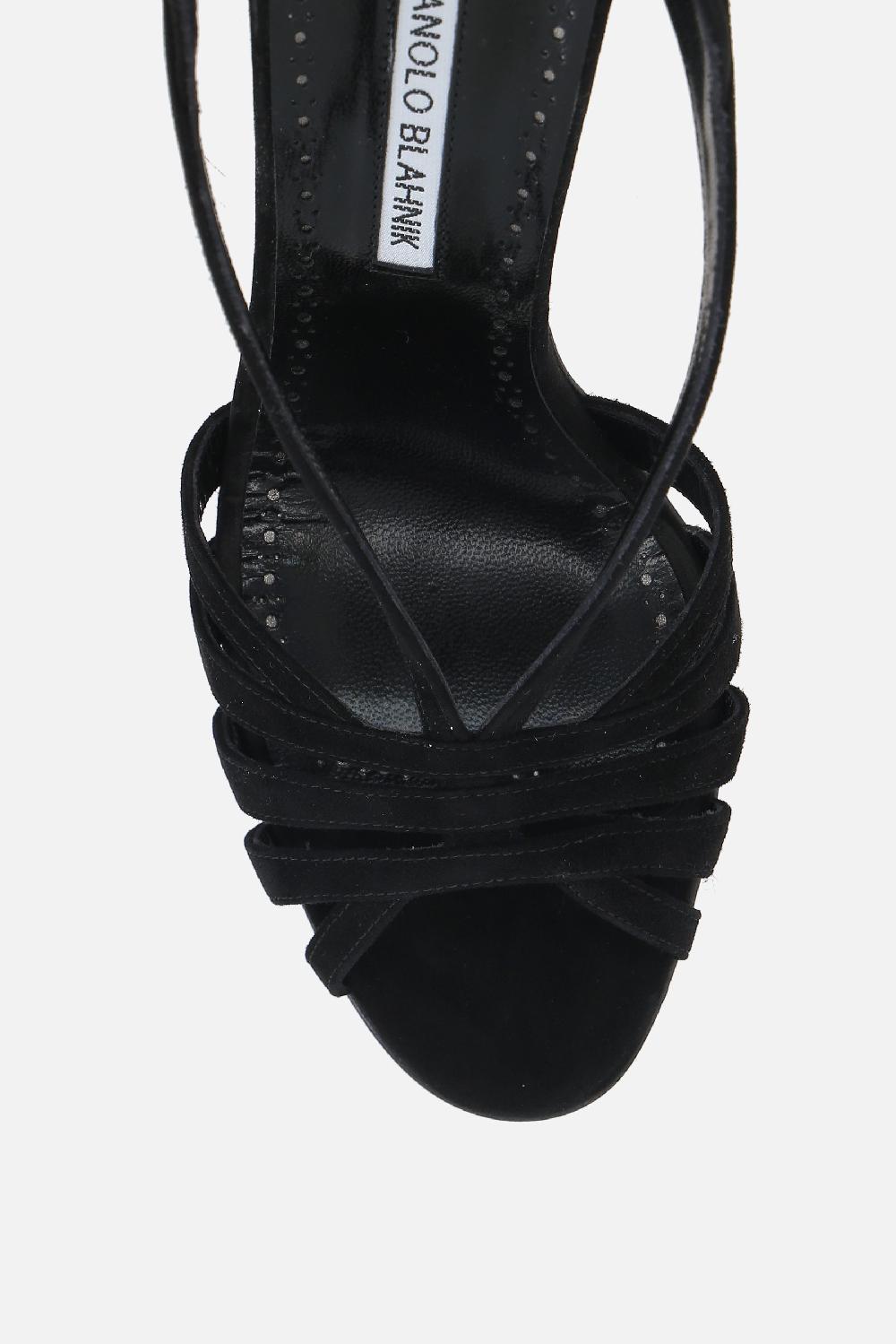 MANOLO BLAHNIK sandalo Sardina in suede 2025