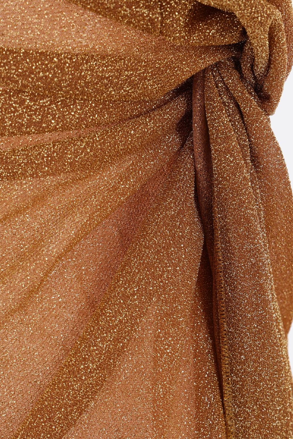 OSEREE abito monospalla in lurex Italia