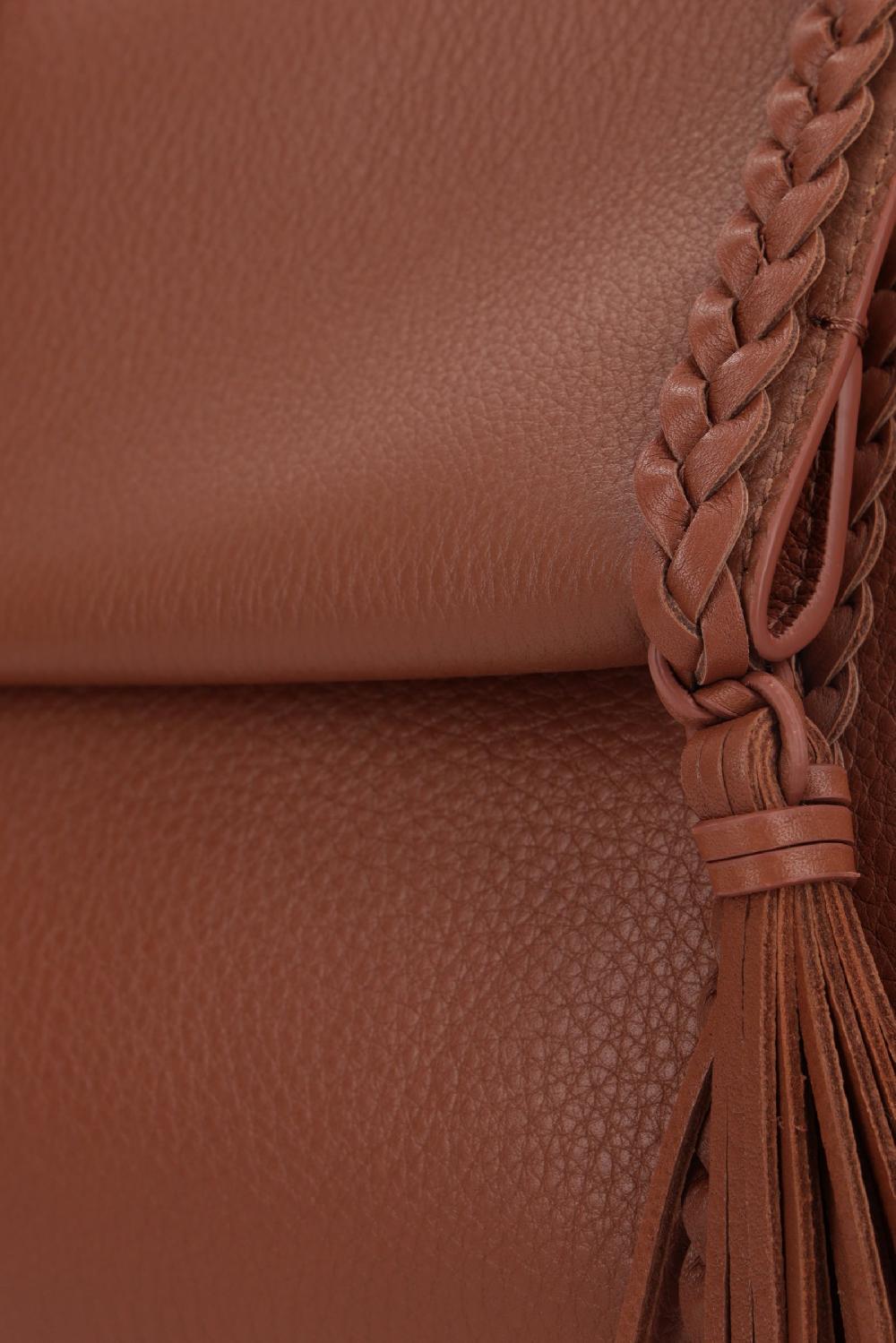 CHLOÉ borsa a spalla Penelope large in pelle martellata Promozione