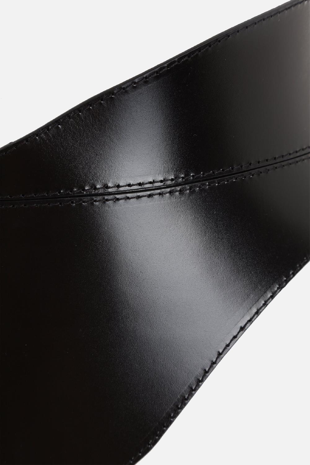 ALEXANDER McQUEEN corsetto cintura in pelle Spedizione Gratuita