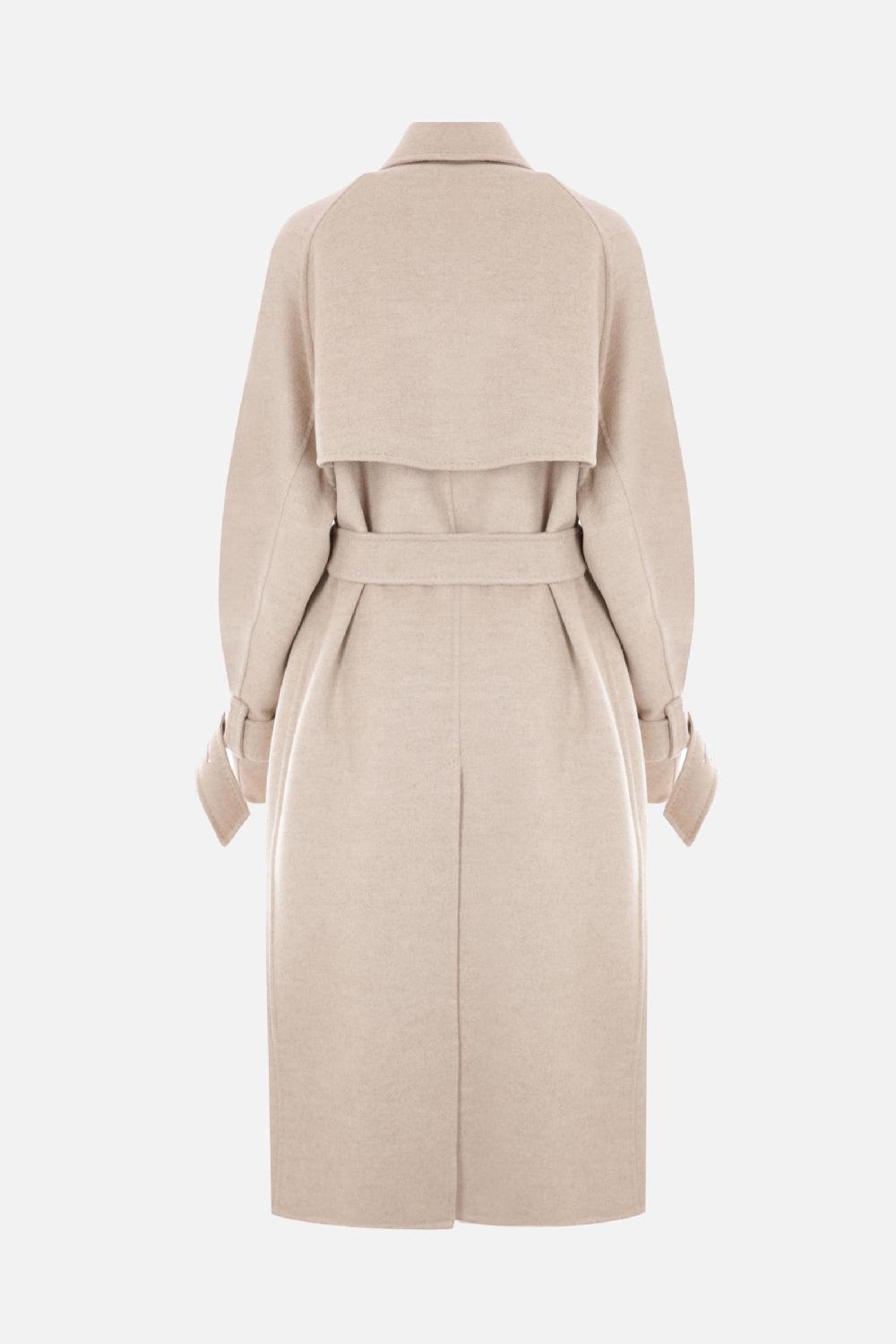 MAX MARA ATELIER cappotto doppiopetto Falcone in cashmere Italia