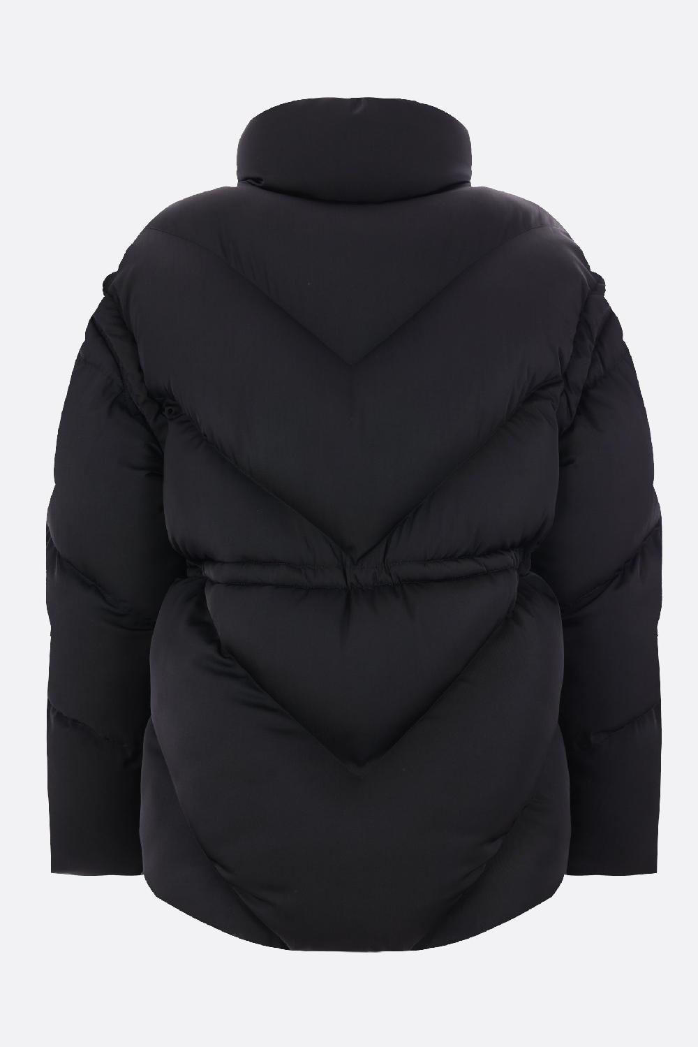 DEL CORE giubbotto imbottito in nylon froissé Spedizione Gratuita