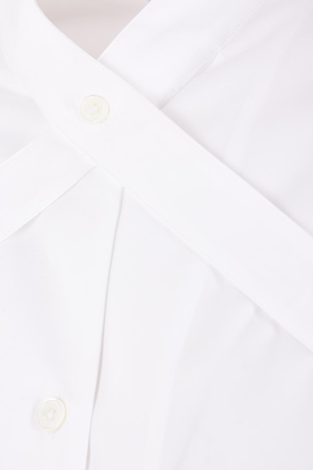 OFF WHITE camicia in popeline con cintura incrociata Shopping Online