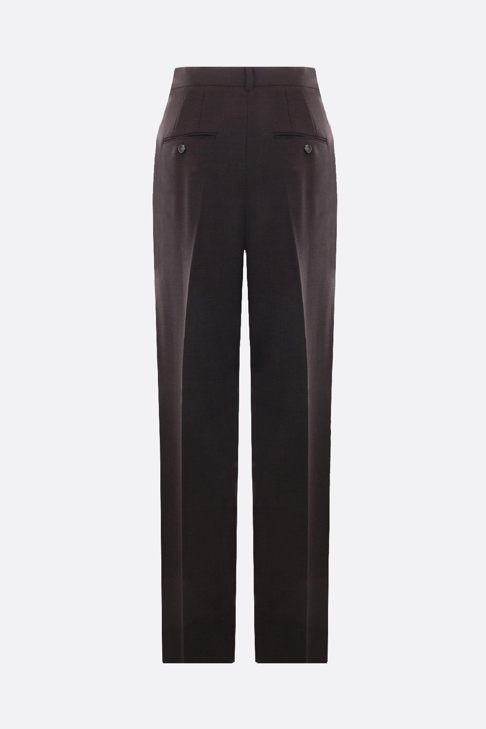 SPORTMAX pantalone con pinces Felice in lana stretch Prezzo Ridotto
