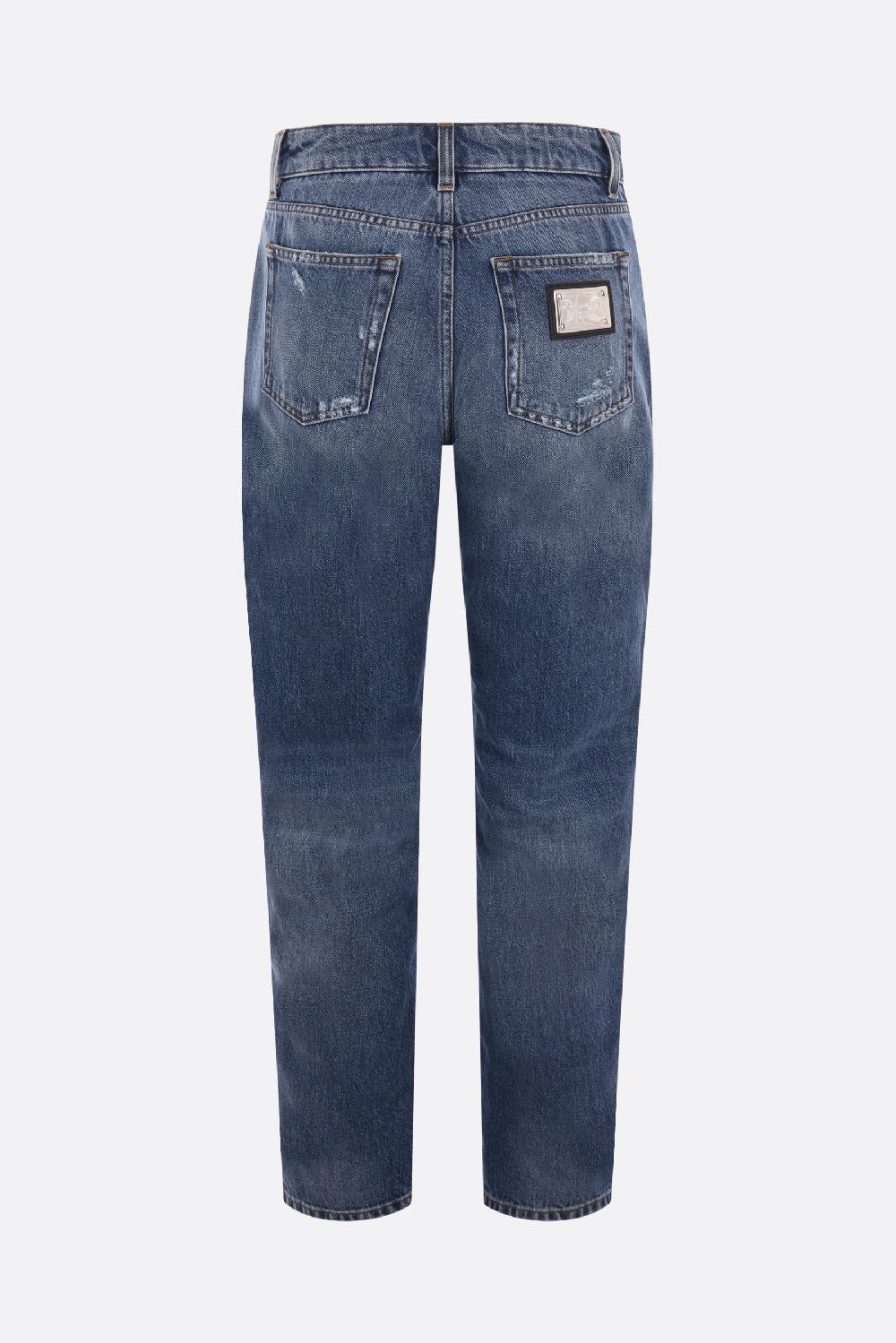 DOLCE & GABBANA jeans boyfriend in denim Offerta