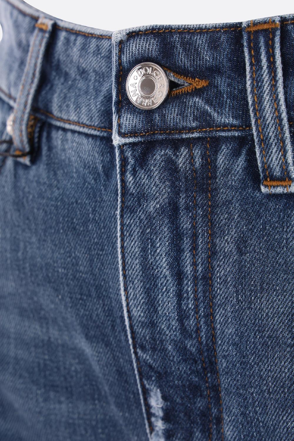DOLCE & GABBANA jeans boyfriend in denim Offerta