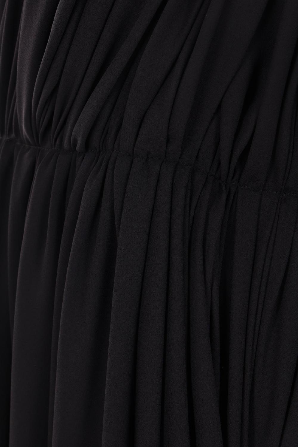 BALENCIAGA abito drappeggiato oversize in crepe tecnico leggero Economico