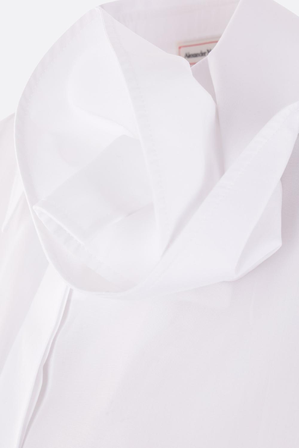 ALEXANDER McQUEEN camicia in popeline Orchid Online