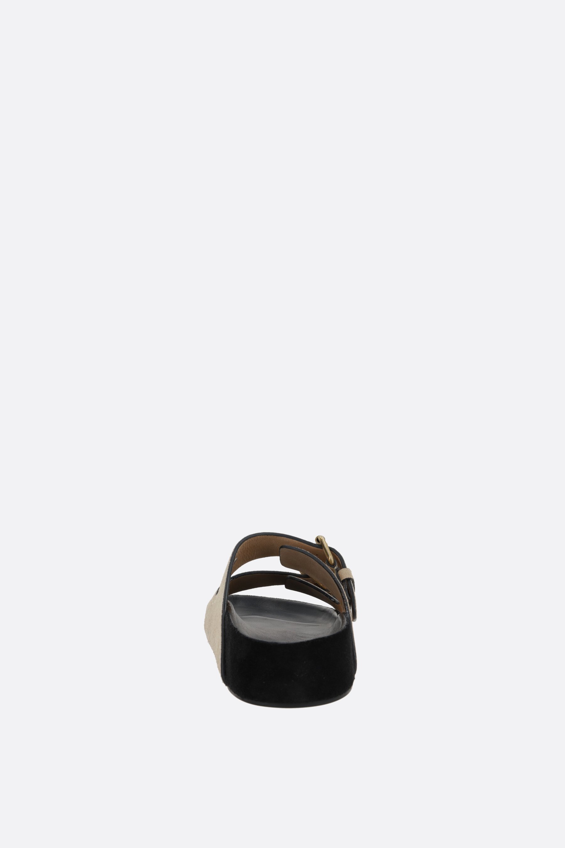 ISABEL MARANT sandalo flat Lennyo in suede Vendite Flash