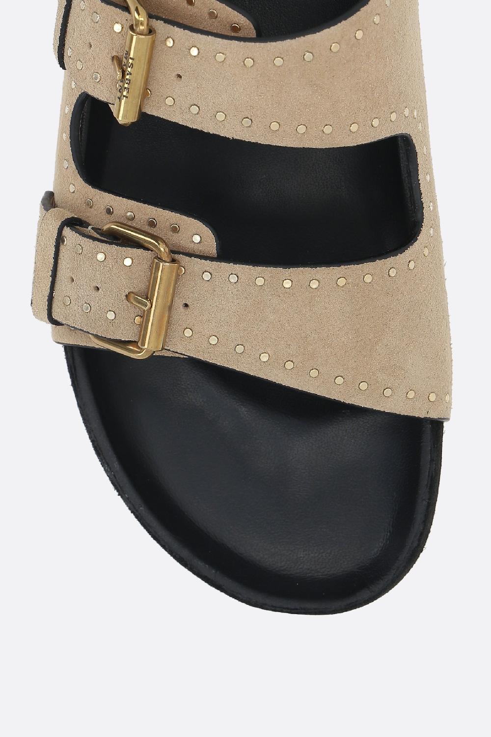 ISABEL MARANT sandalo flat Lennyo in suede Vendite Flash