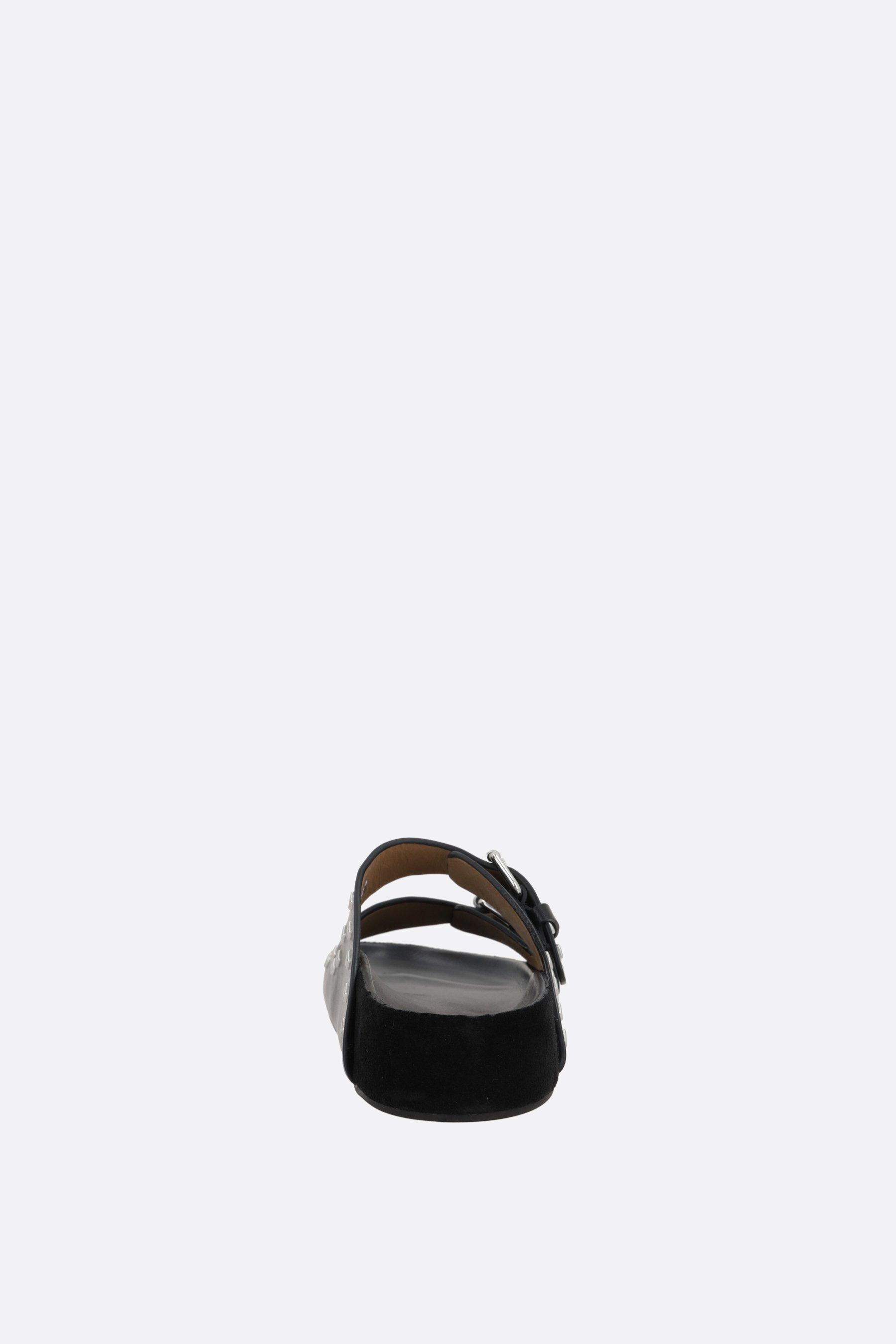 ISABEL MARANT sandalo flat Lennyo in pelle liscia Italy